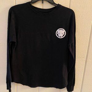 Marvel Black Panther Hyper Jersey Wakanda Tee Long Sleeves - Size Small